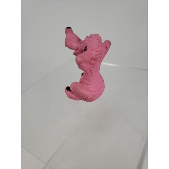 Walt Disney Productions Goofy Pink Rubber Figure 1960s Rare Uncommon Vintage - Picture 7 of 16